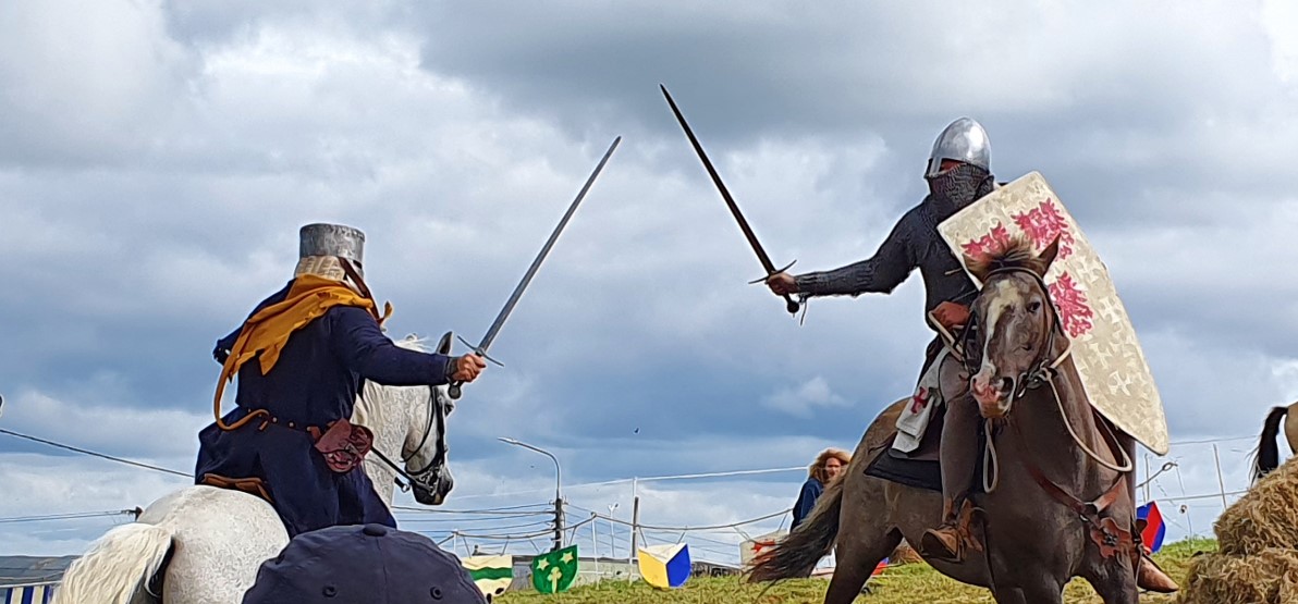 Medieval Knights Ride into Bunratty for Inaugural Grand Medieval Tournament 